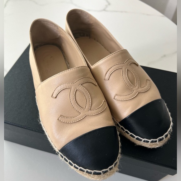 Lambskin Chanel Espadrilles - Picture 1 of 7